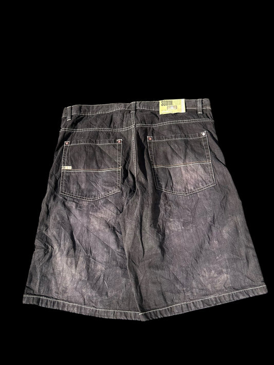 Southpole Jorts Beige Tab W42 Y2K
