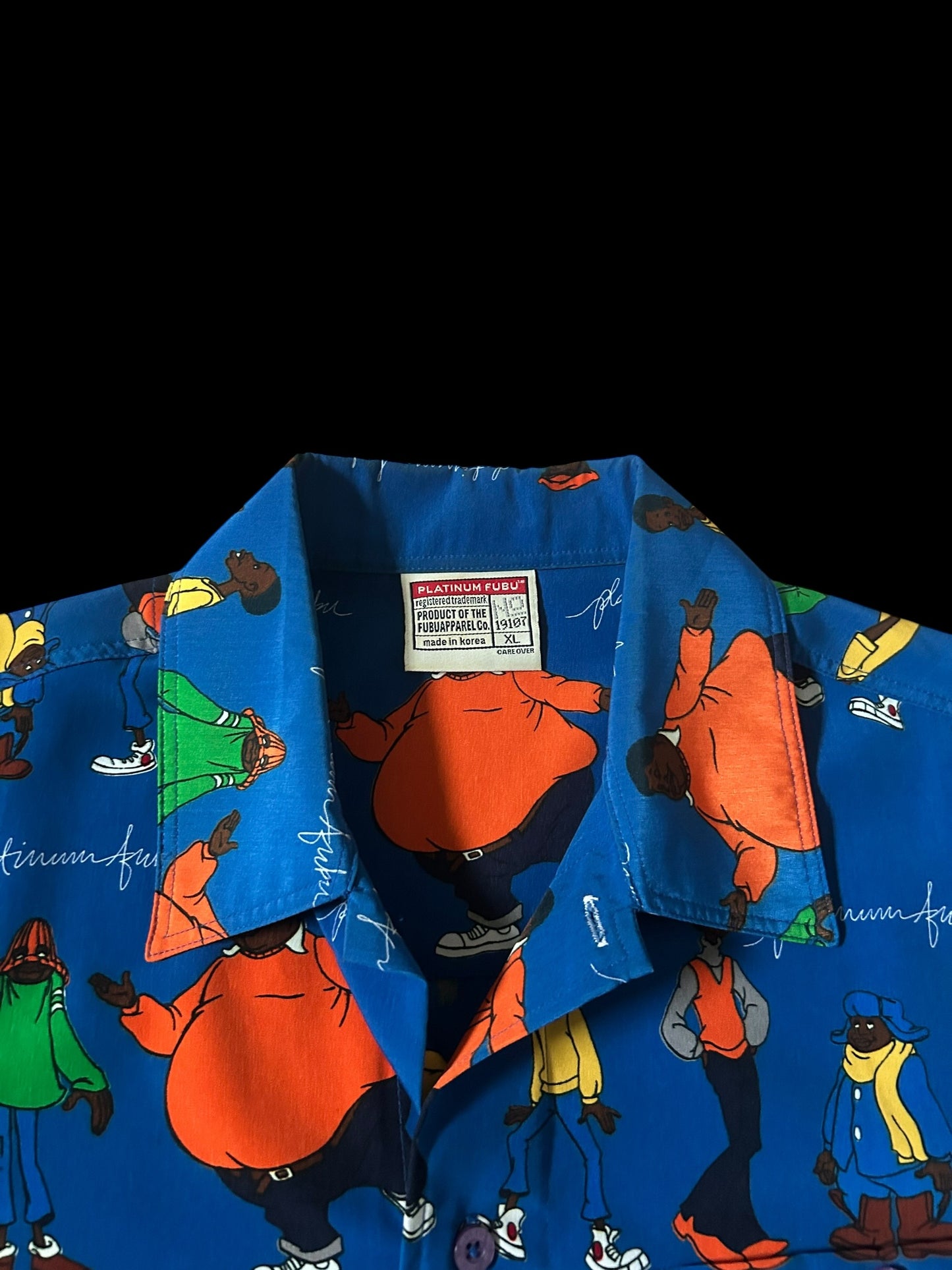 Fubu Platinum Fat Albert Shirt Y2K