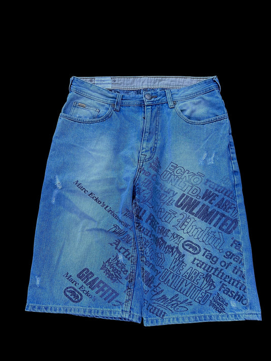 Ecko Unltd Jorts W32 Y2K