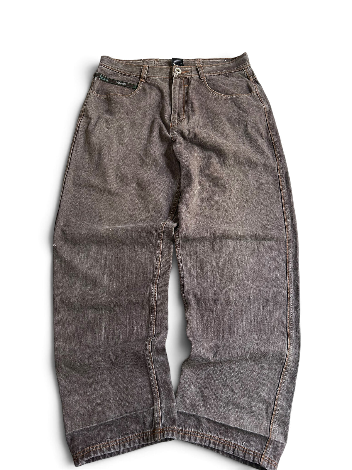 Makaveli Baggyjeans light brown W36 Y2K