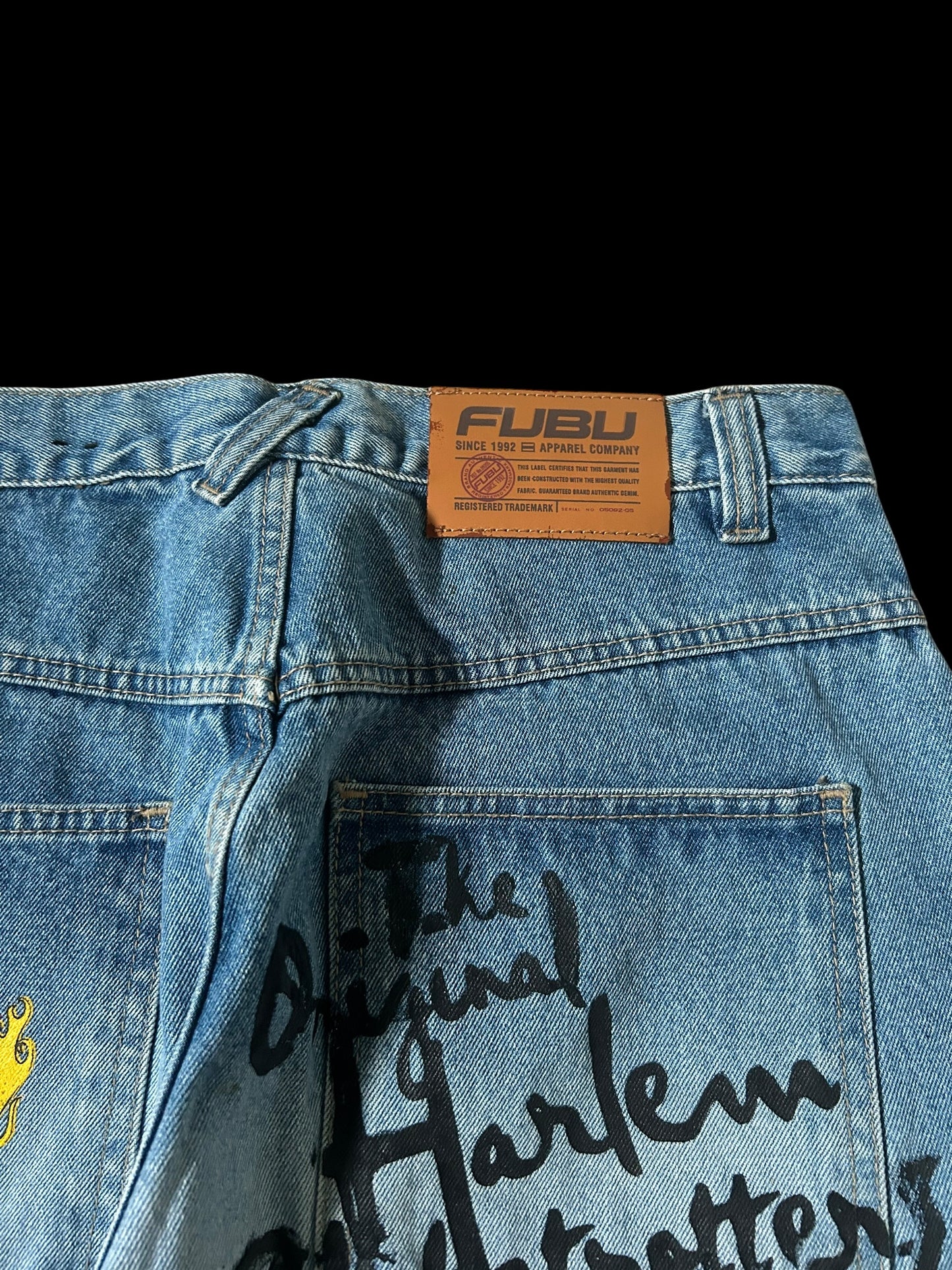 Fubu Platinum Jorts Y2K