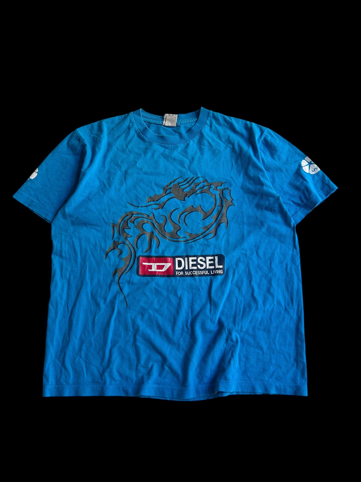Diesel Tshirt Vintage Tribal Y2K