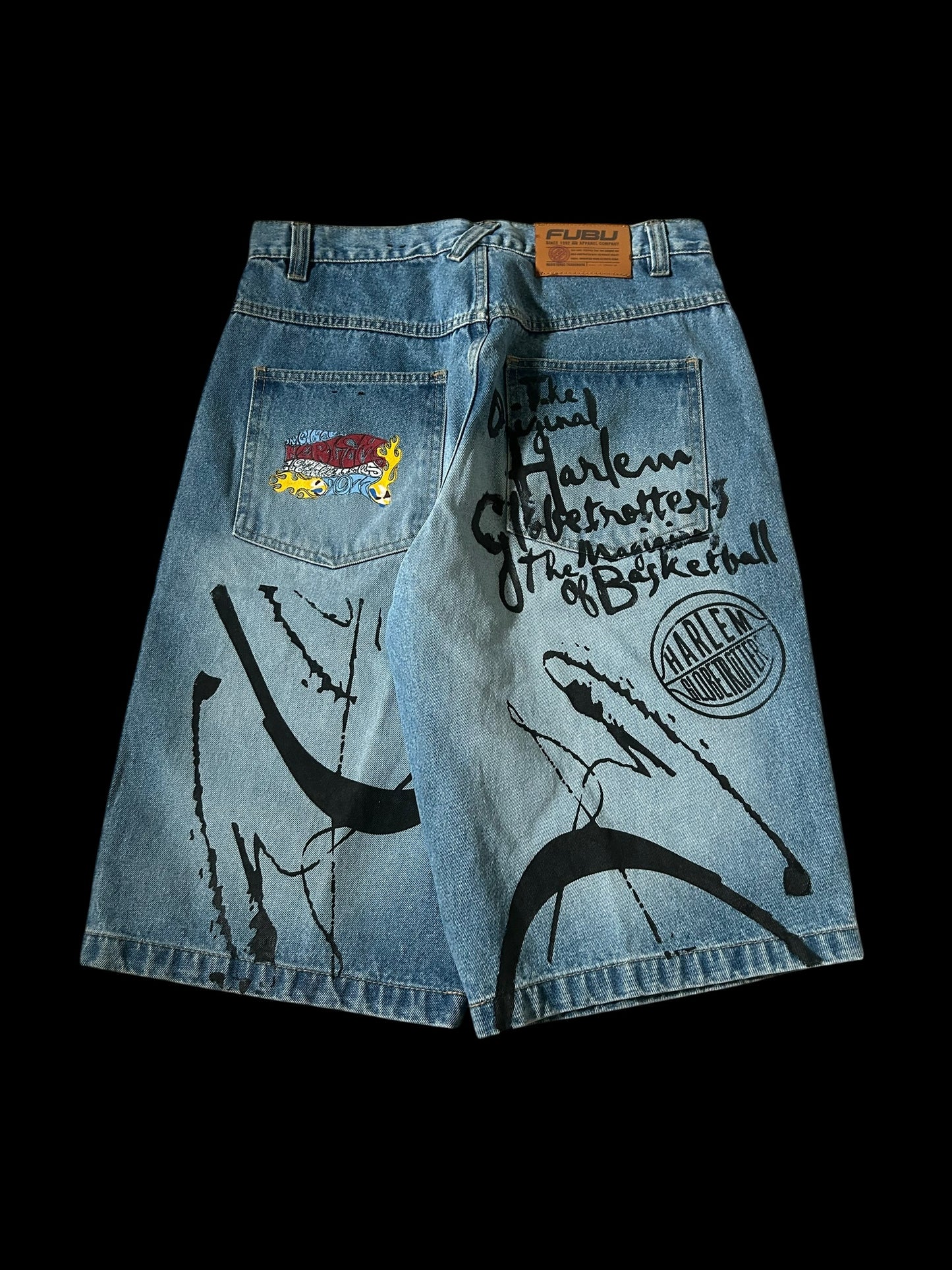 Fubu Platinum Jorts Y2K