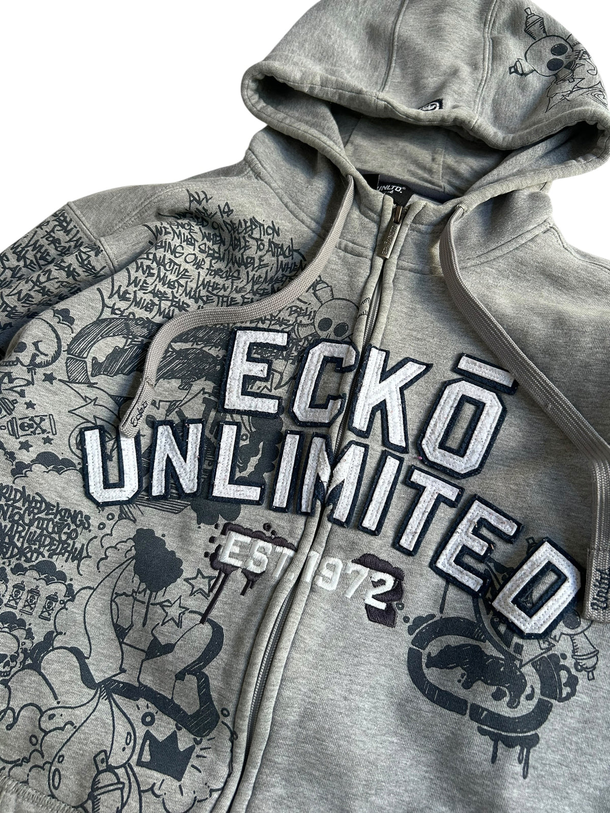 Ecko Unltd Graffiti Zipper Y2K