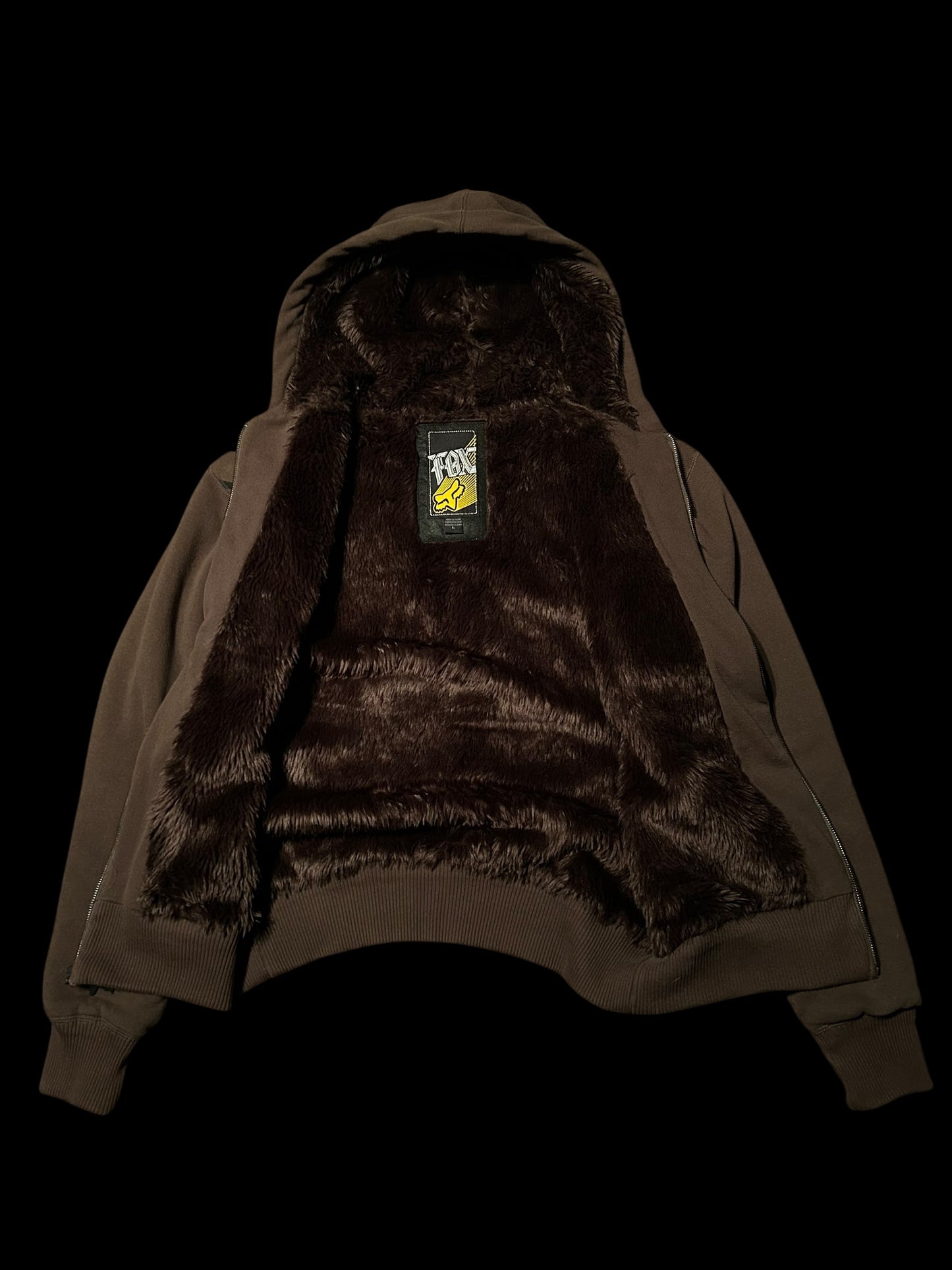 Fox Stoffjacke gefüttert Y2K