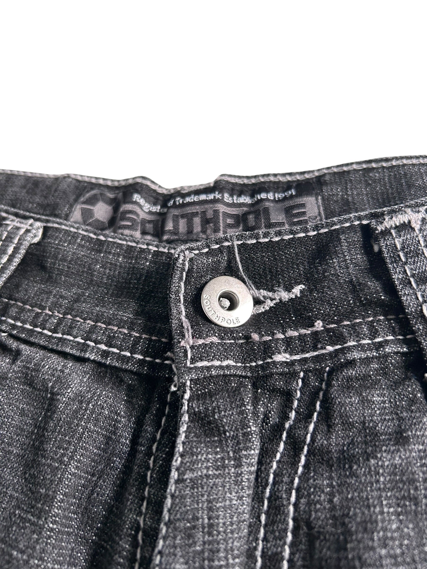 Southpole Red Tab Jorts W30 Y2K