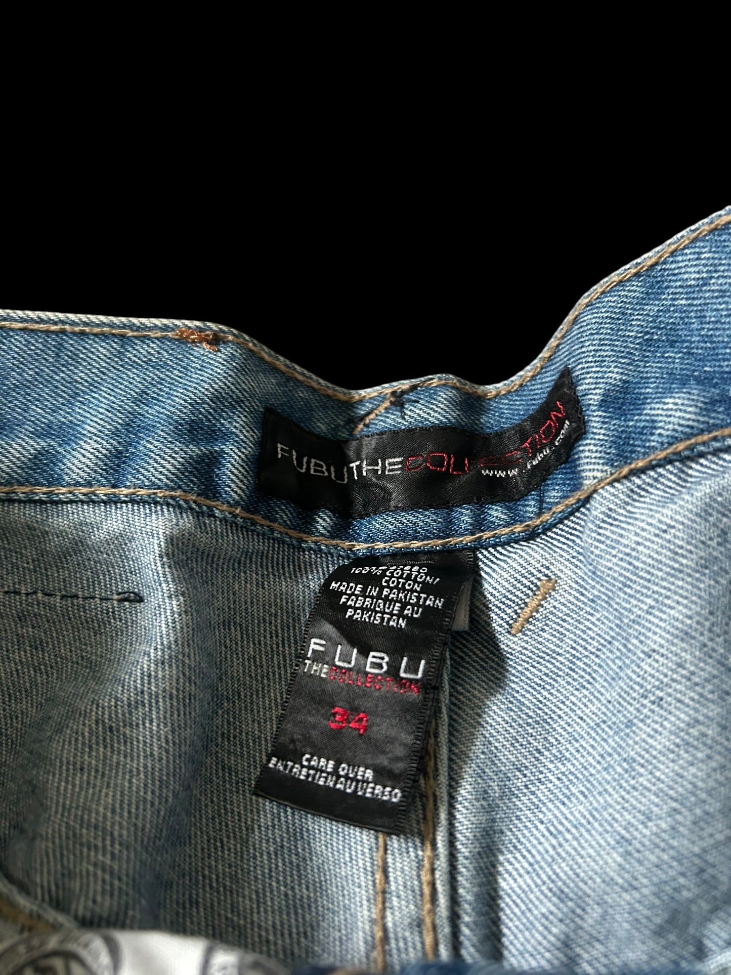 Fubu Platinum Jorts Y2K