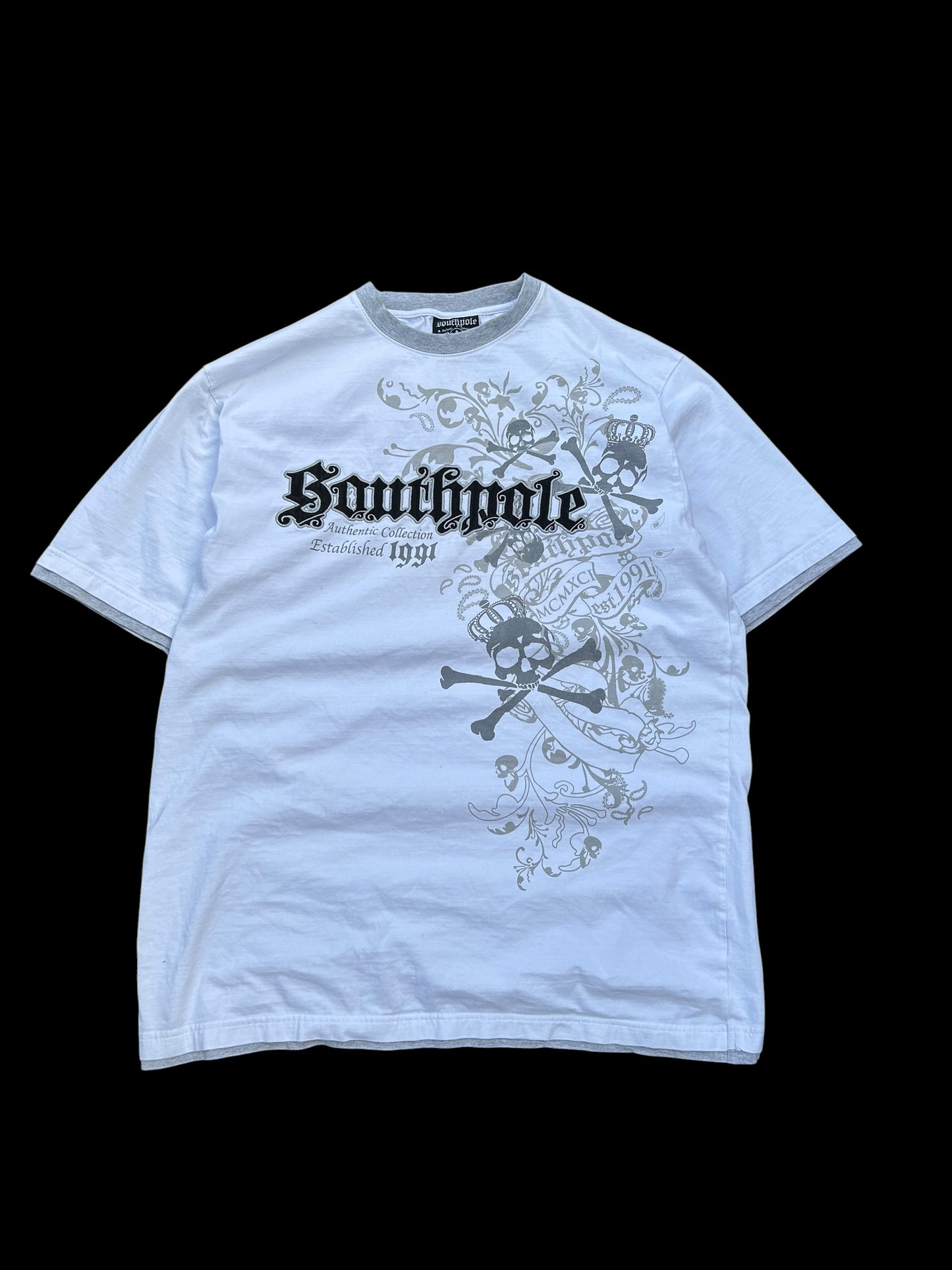 Southpole Crossbone Tshirt Y2K