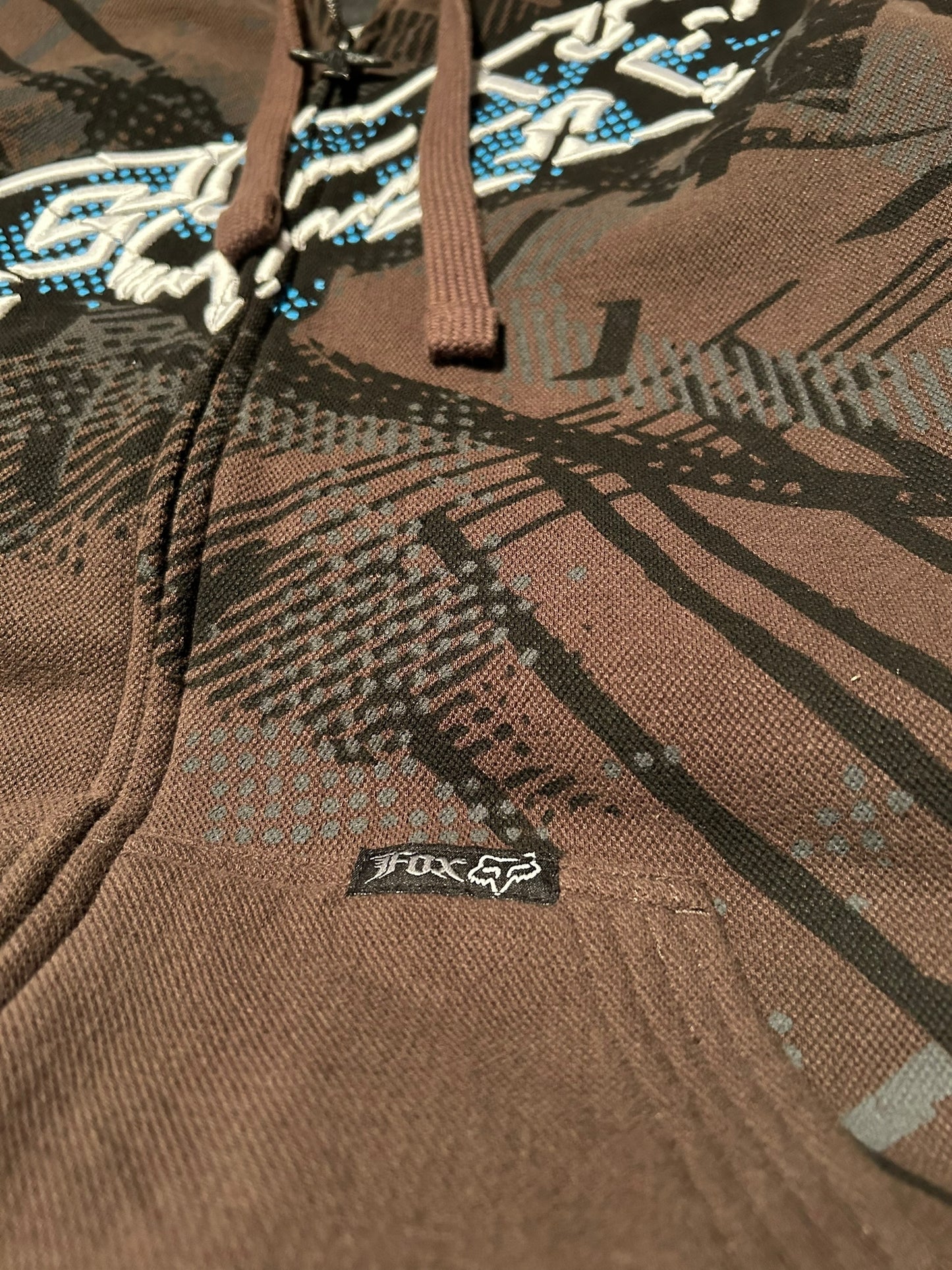 Fox Stoffjacke gefüttert Y2K