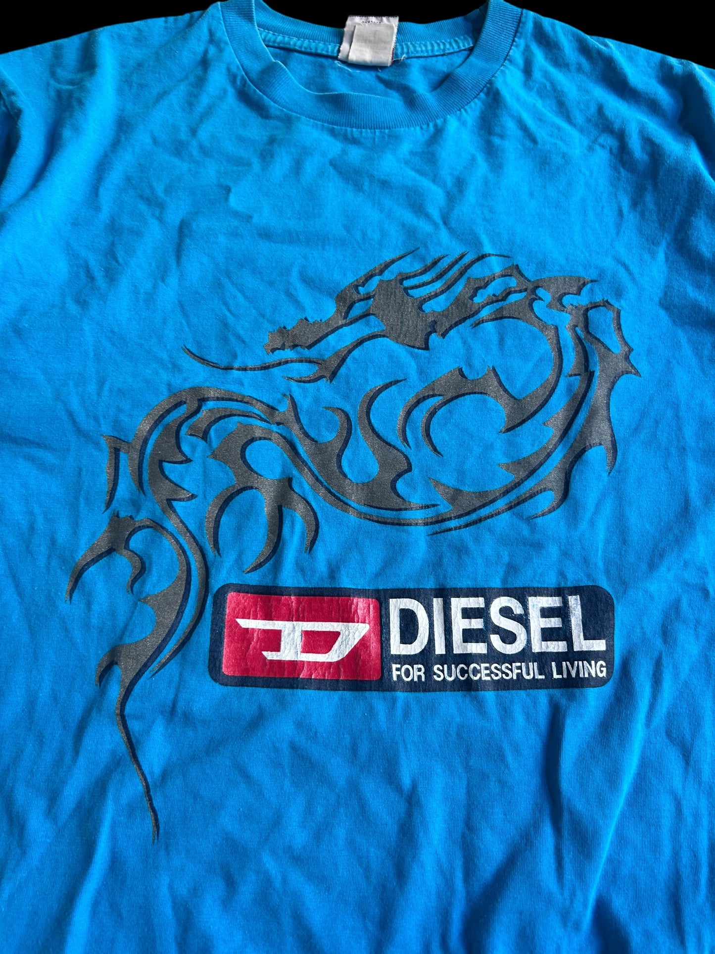 Diesel Tshirt Vintage Tribal Y2K