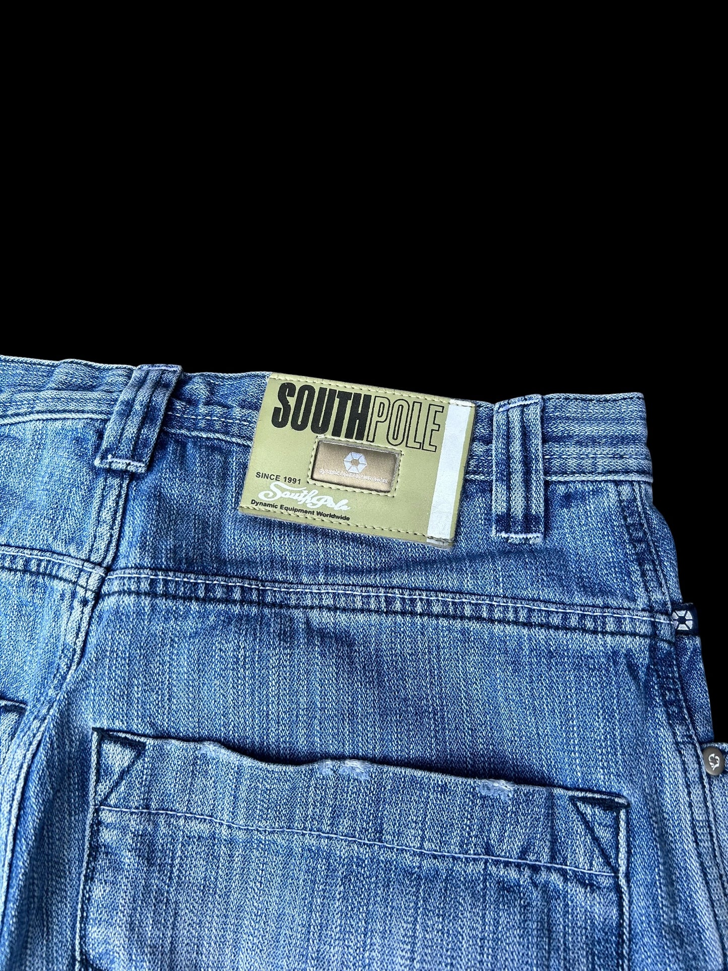 Southpole Chains Jorts W32 Y2K