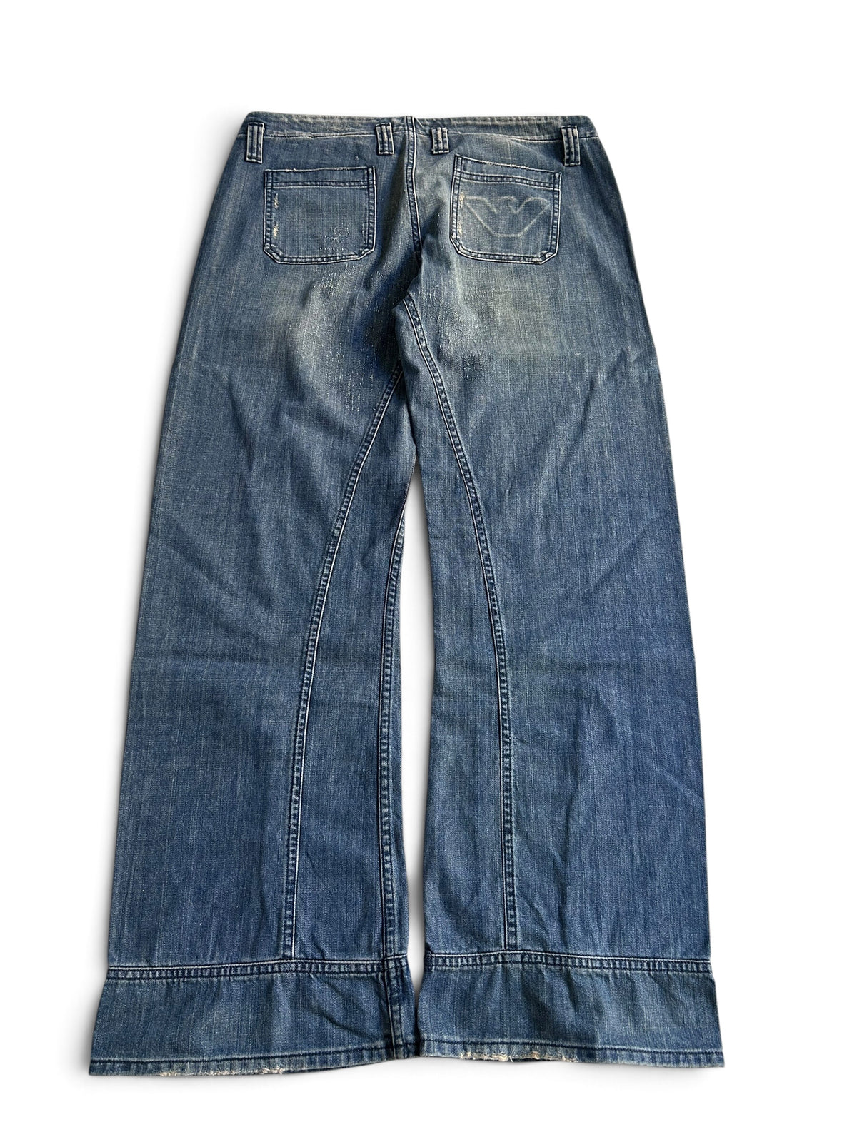 Armani Baggy/Flared Jeans Vintage