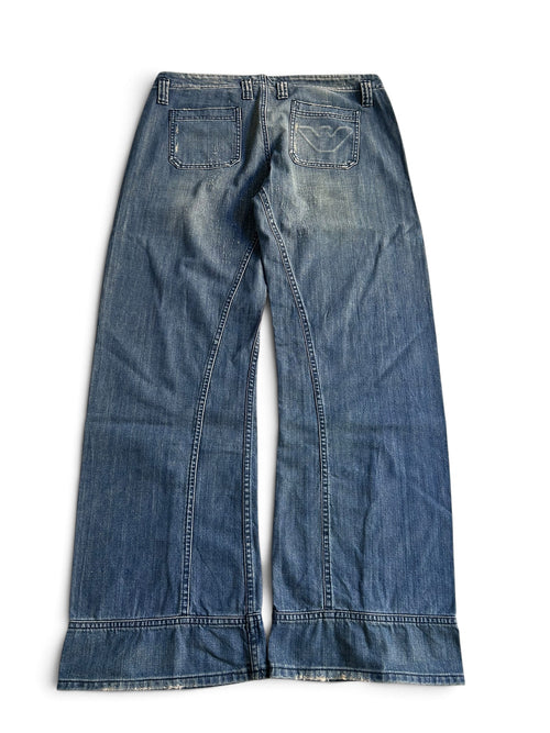 Armani Baggy/Flared Jeans Vintage