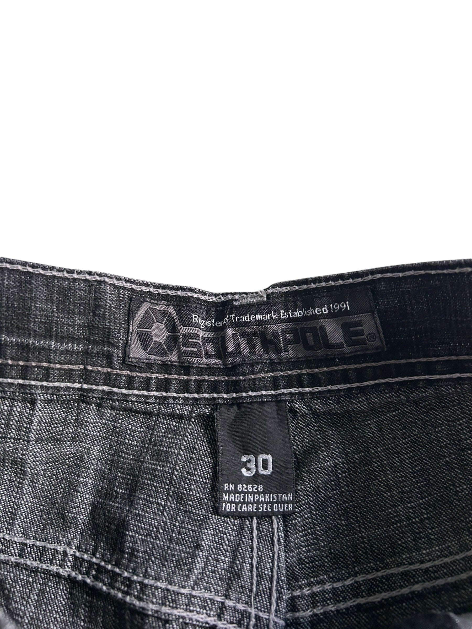 Southpole Red Tab Jorts W30 Y2K