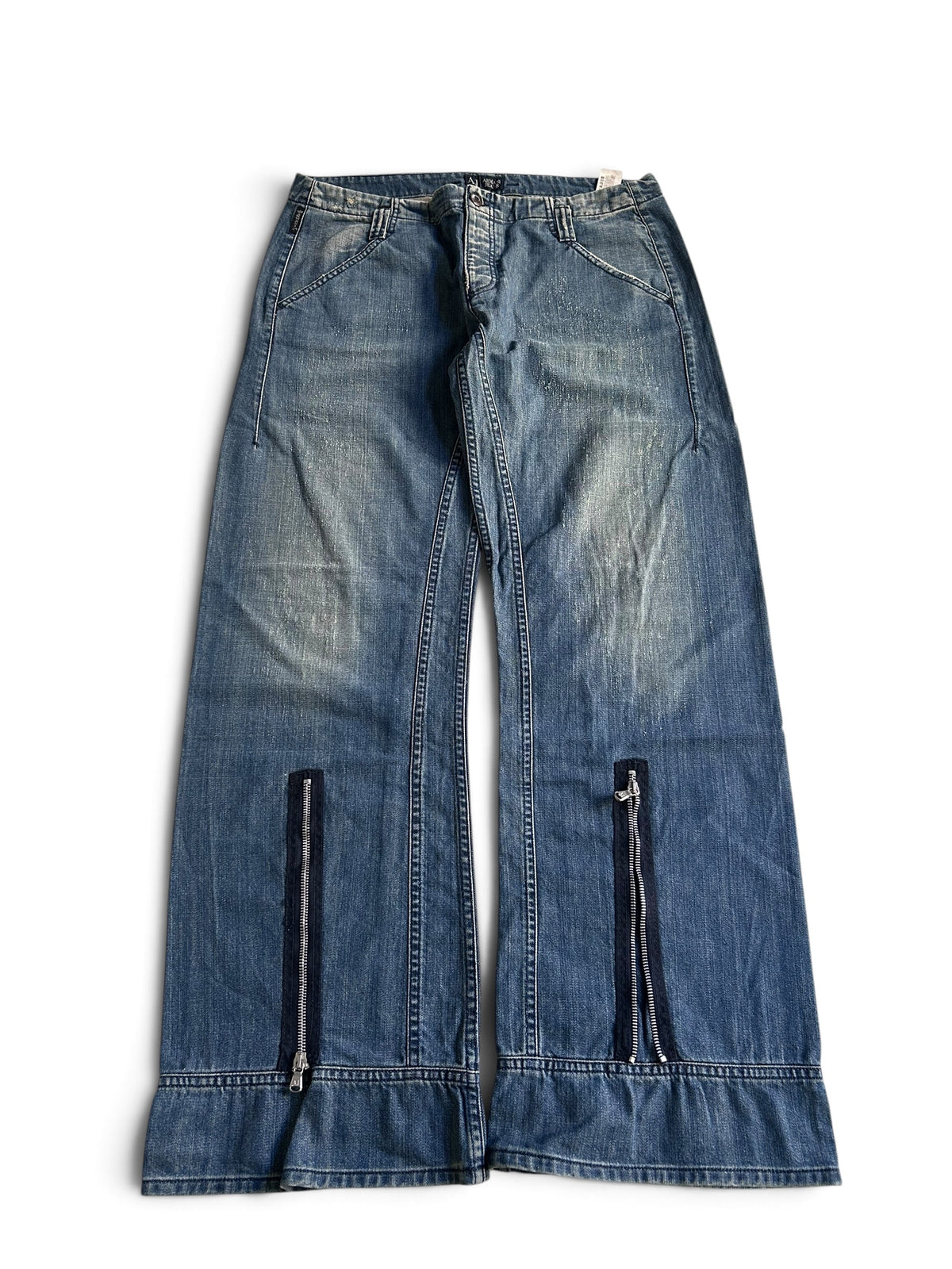 Armani Baggy/Flared Jeans Vintage