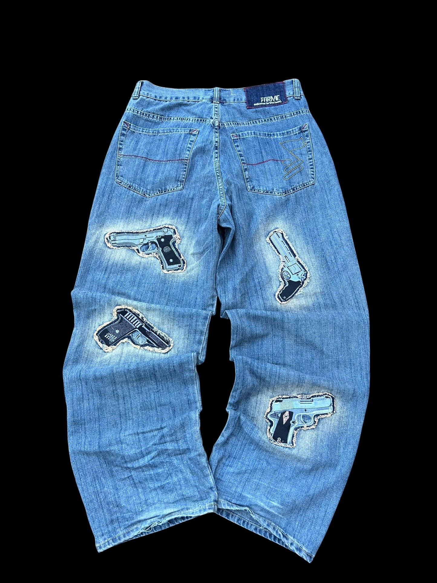 Arme Welcome to the Hood Baggyjeans W36 Y2K