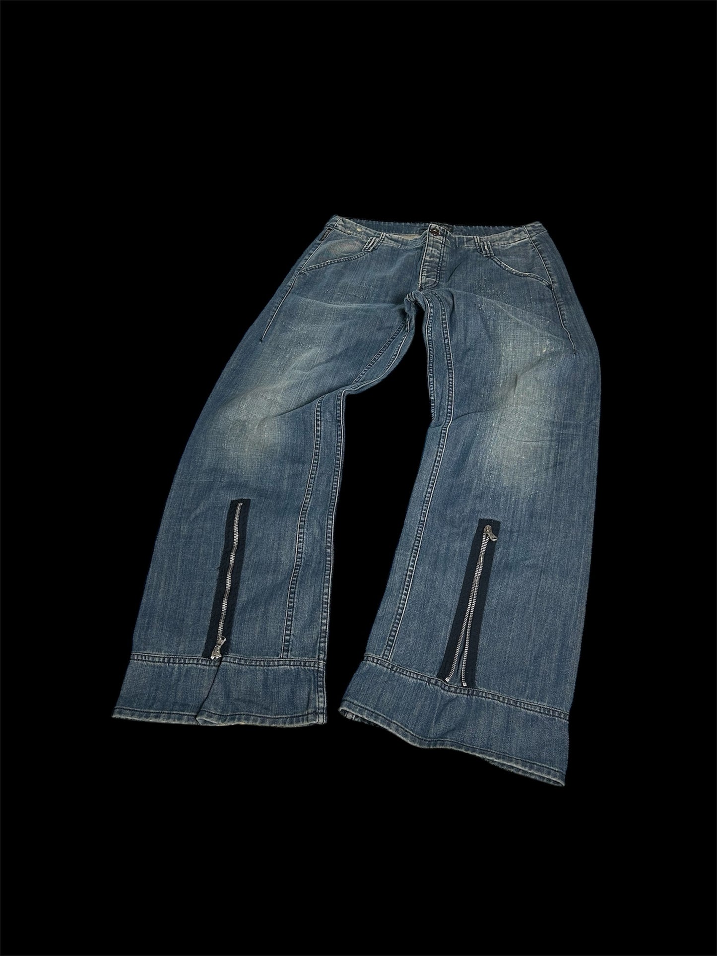 Armani Baggy/Flared Jeans Vintage