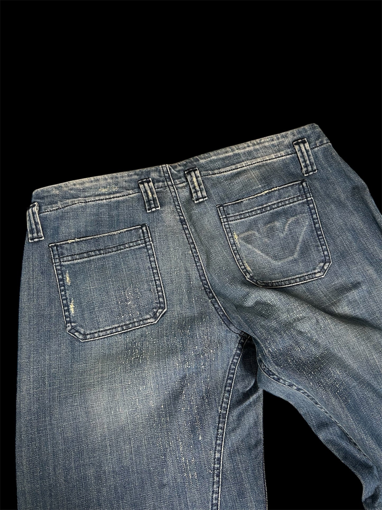Armani Baggy/Flared Jeans Vintage