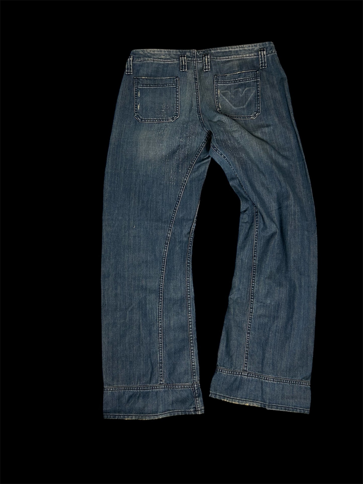 Armani Baggy/Flared Jeans Vintage