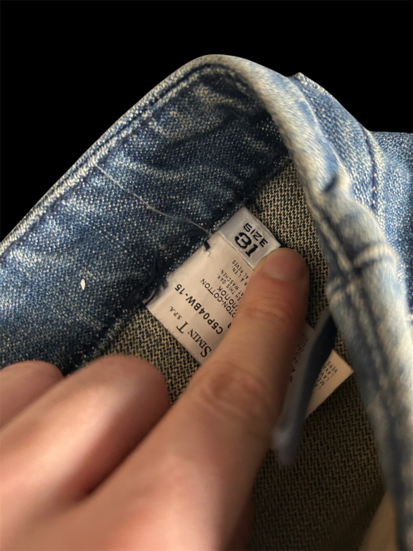 Armani Baggy/Flared Jeans Vintage